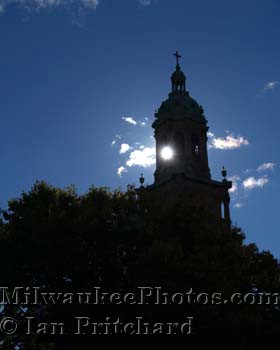 Photograph of Cathedral in Silhouette from www.MilwaukeePhotos.com (C) Ian Pritchard
